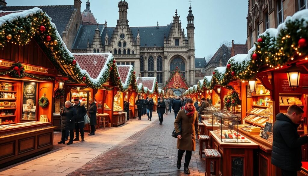 Christmas market in Bruges