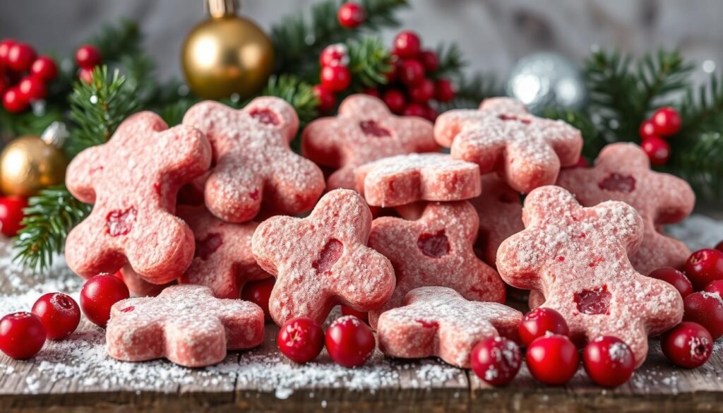 Frozen Cranberry Dog Treats