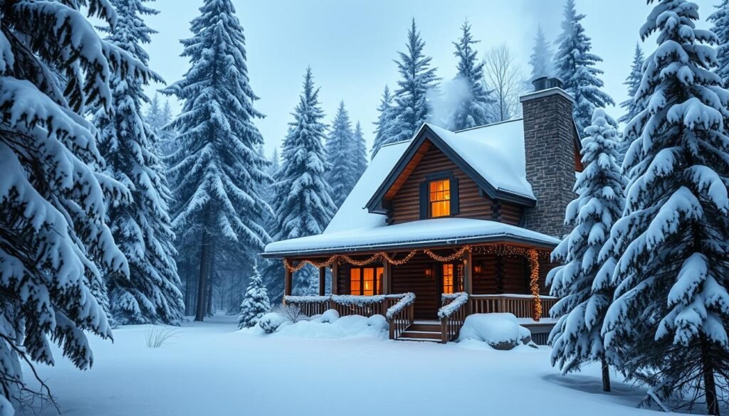 Quebec Winter Cabin