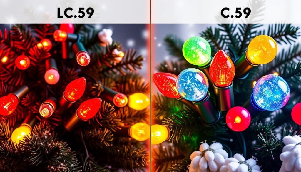 c7 vs c9 christmas lights