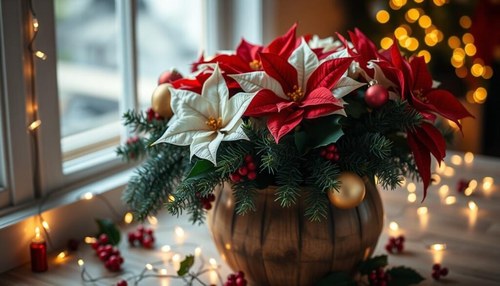 christmas flower arrangements