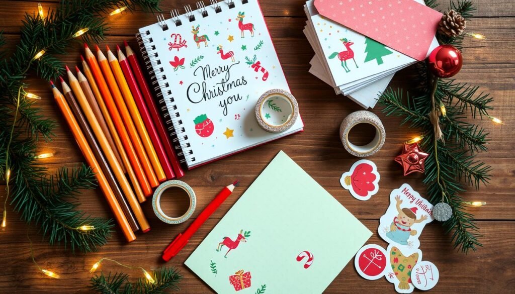 christmas stationery sets