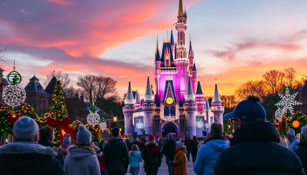 disney world park hours christmas