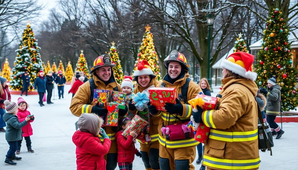 firefighters toy drive