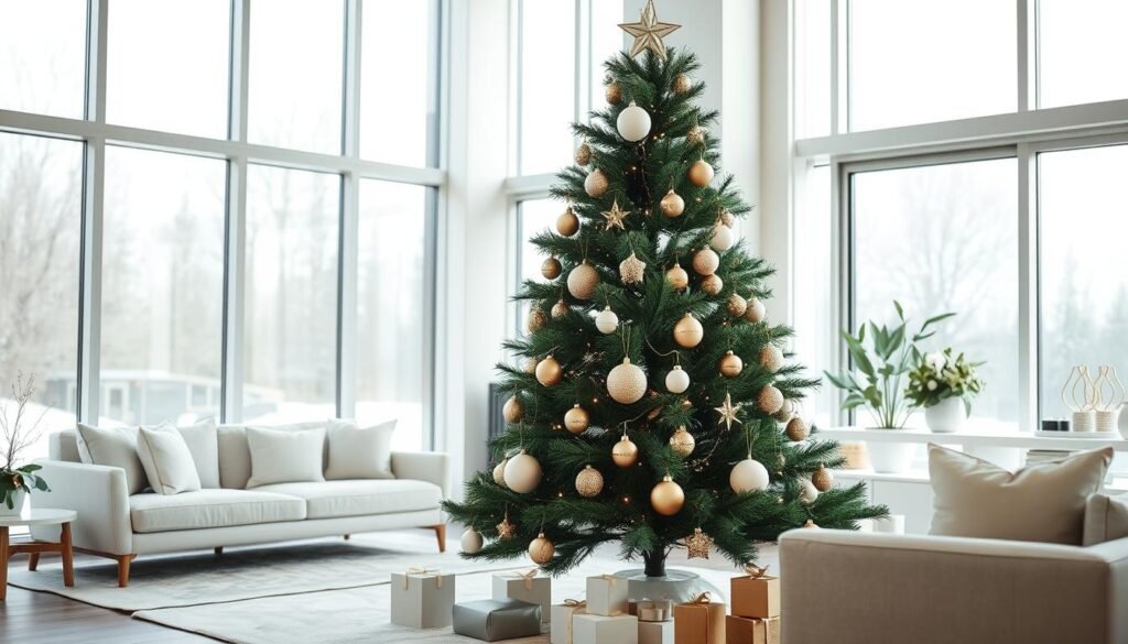 modern christmas tree