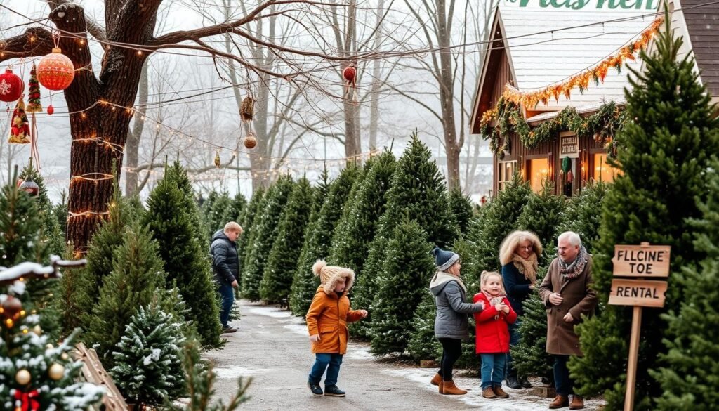 rent a christmas tree